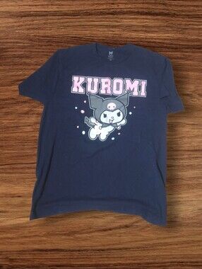 Sanrio Navy Blue Kuromi Graphic Tee Shirt